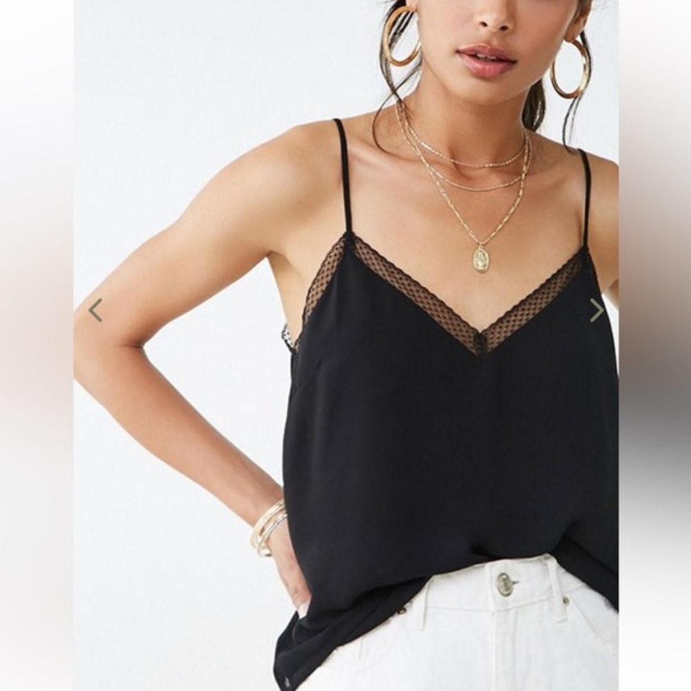 Forever 21 Black Regular Fit Cami Top